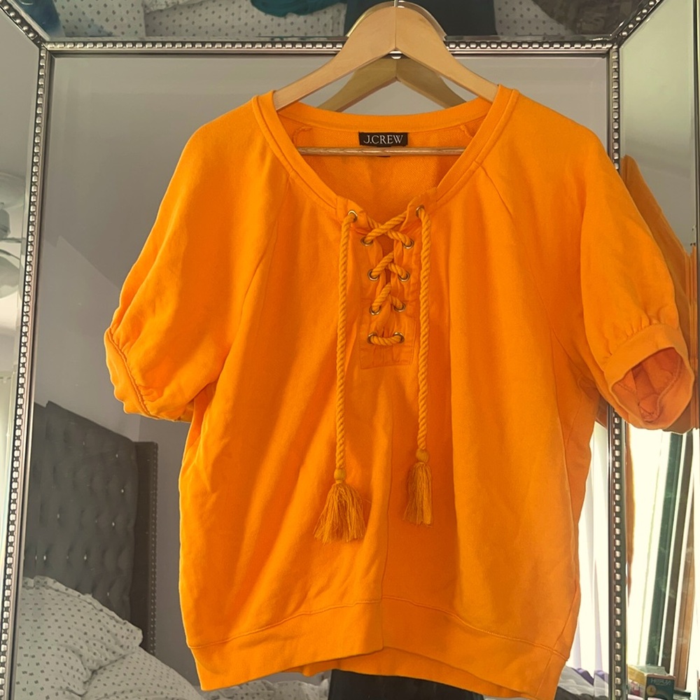 J. Crew Short Sleeve Sweatshirt